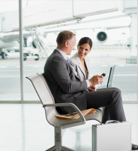 Professionals at the airport